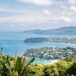 Panoramic view of the seascape. Phuket, Thailand